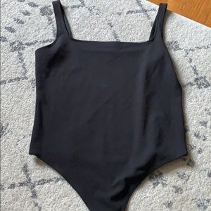 Express square neck body suit